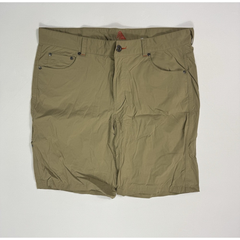Eddie Bauer Men’s 35 (36x10) Nylon Stretch Hiking Shorts Side Pocket Outdoor